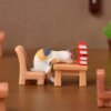 48030-2fdab5.jpg Figurines miniatures de dessin animé, Animal, chat, en résine, Micro paysage Kawaii, accessoires de bureau pour décoration de maison, cadeau pour enfants