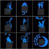 Autocollant mural lumineux pour interrupteur pour chambre d'