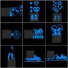 Autocollant mural lumineux pour interrupteur pour chambre d'