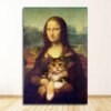 48668-010b37.jpg Toile chat parodie Mona Lisa