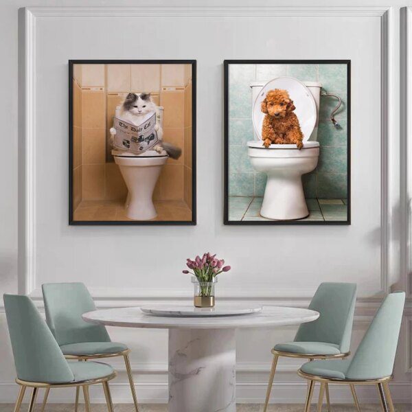 50146-dec913.jpg Peinture animale personnalisée – Affiche murale chien créative