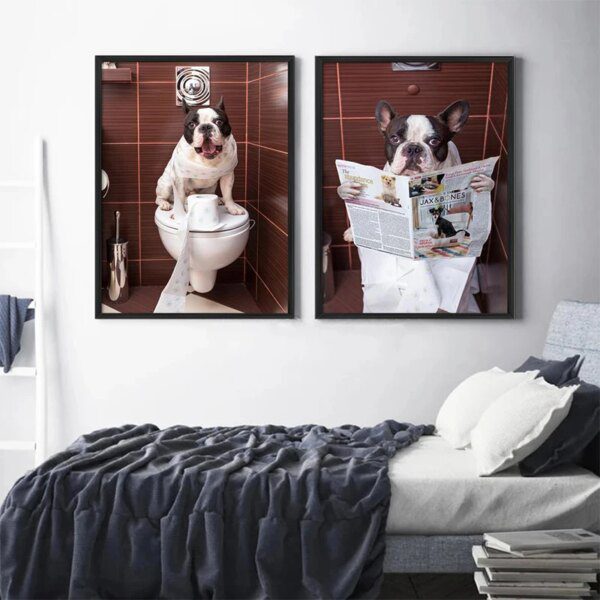 50146-f2f65c.jpg Peinture animale personnalisée – Affiche murale chien créative