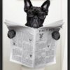 Peinture chien cartoon
