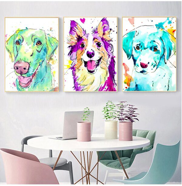 Peinture animale aquarelle – Affiches & imprimés décoratifs pour la masion