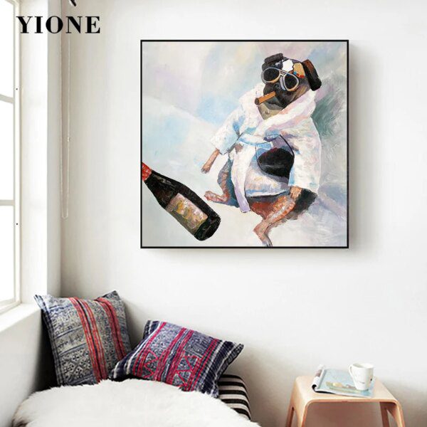 50507-2854fd.jpg Affiches & imprimés d’art animal – Bouledogue & Teckel graffiti