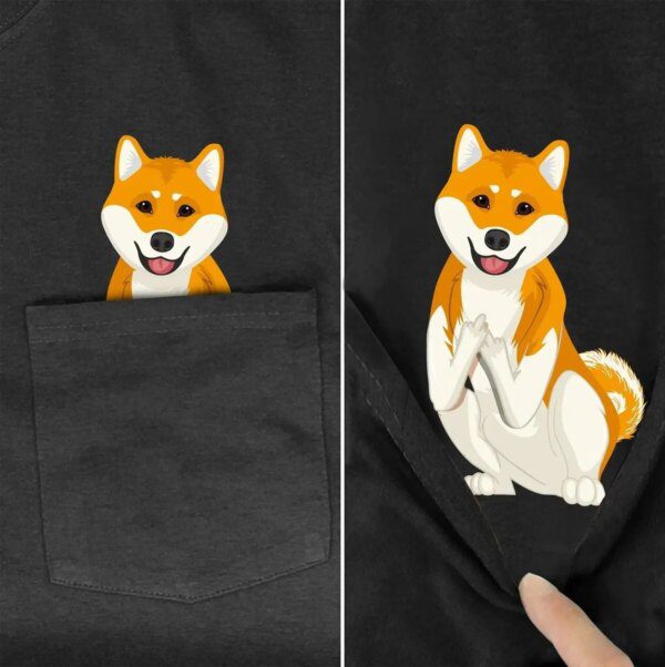tee shirt animaux, humoristique, décontracté, en coton, avec poche, film Animal
