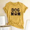 t shirt femmes, ample, estival et décontracté, avec imprimé de chien maman, haut esthétique Harajuku
