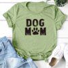 t shirt femmes, ample, estival et décontracté, avec imprimé de chien maman, haut esthétique Harajuku