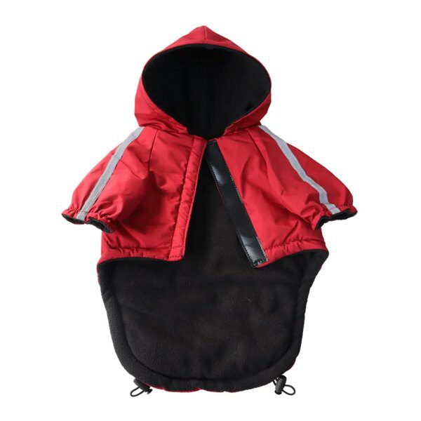 manteau pour chien imperméables pour chiens, veste à capuche en coton, le visage du chien petit chien chat