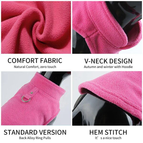 Manteau polaire d’hiver pour petit chien 🐾❄️