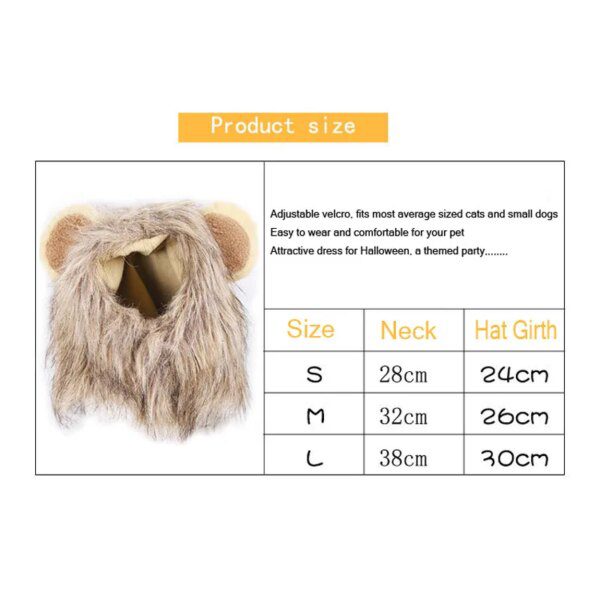 53700-a7580a.jpg Déguisement lion pour chat & petit chien – Perruque cosplay