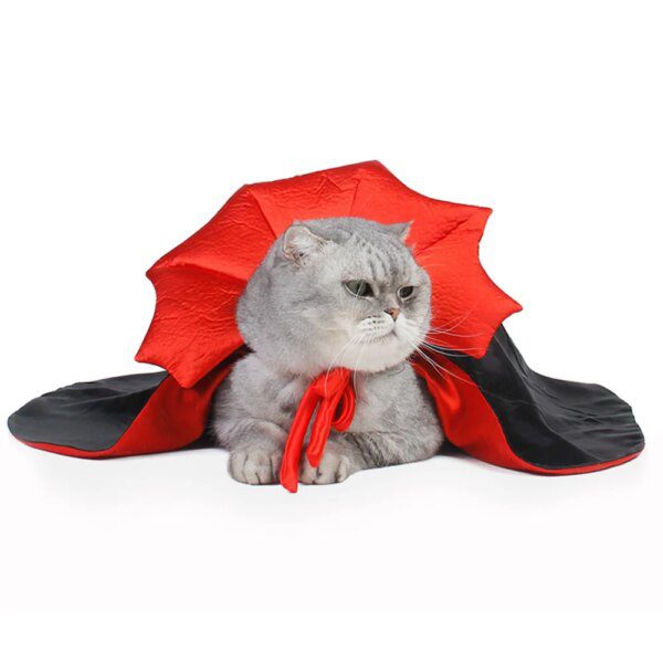 Déguisement Halloween pour chat & chien – Cape Vampire kawaii