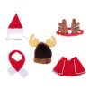 Chapeau & accessoires de Noël pour chat – Costume festif