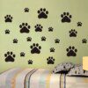 Autocollant mural vinyle pattes de chat & chien – 22 griffes