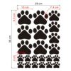 Autocollant mural vinyle pattes de chat & chien – 22 griffes