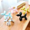 Mini sculpture chien ballon – Ornement mignon en résine pour bureau