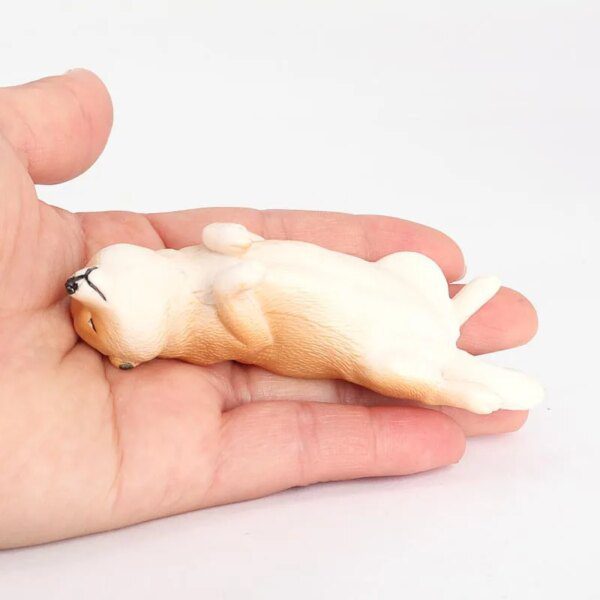 🐶 Figurines réalistes de chiens – Bull Terrier, Corgi, Husky, Teddy