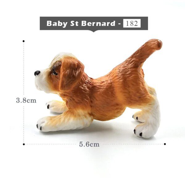 Figurines chien miniatures bébés