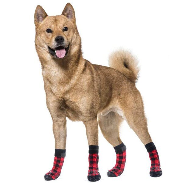 55351-922402.jpg Chaussettes de Noël antidérapantes pour chien en tricot