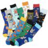 55485-eb8388.jpg chaussettes motif chien 100 coton de rue à la mode