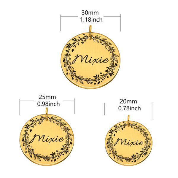 medaillon chien et chat gravée à personnaliser ,inscrivez vos numéros de téléphone