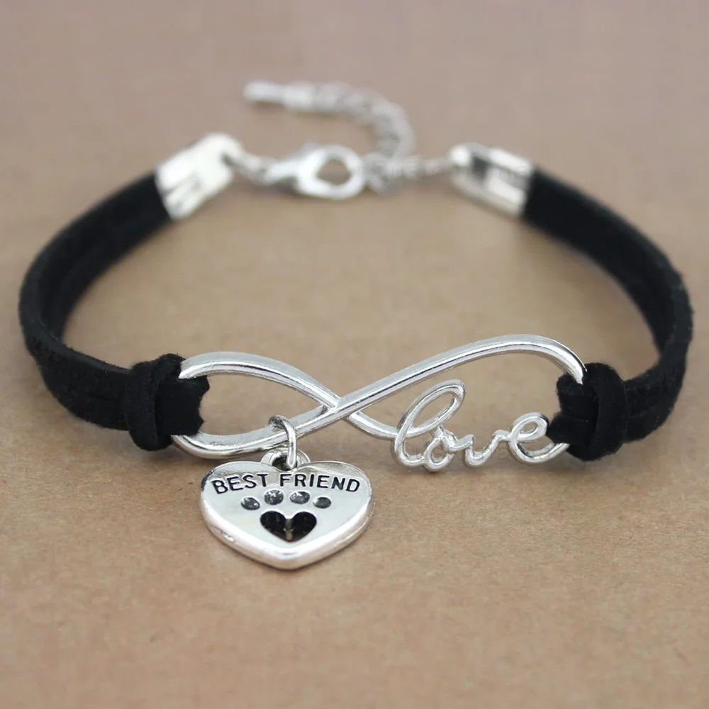 bracelet patte de chien pour femme, bracelet chat bijoux, cadeau pour petite amie, vente en gros