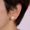 57575-cbea53.jpg mini boucle d oreille en acier inoxydable pour femmes, bijoux mignons, chien, dinosaure, lapin, Lion, hibou, clous d'oreilles, vente en gros
