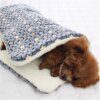 Couverture polaire pour chien – Le tapis de lit royal qui apaise