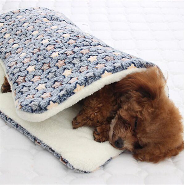 Couverture polaire pour chien – Le tapis de lit royal qui apaise