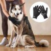 Gants de Toilettage 2-Mains pour Chien & Chat – Massage Anti-Stress