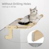 Hamac Ajustable pour Chat avec Matelas – Niche d’Intérieur