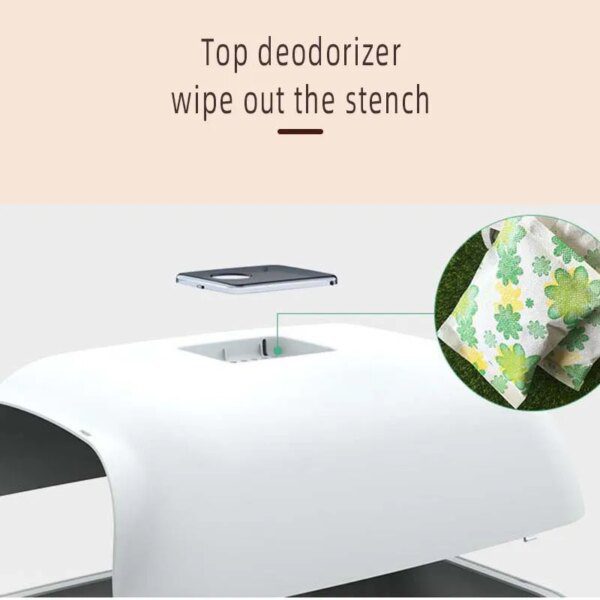 60269-2471c5.jpg Bac à Litière pour Chat Entièrement Fermé & Désodorisant