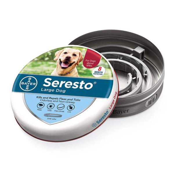 Collier Seresto® Anti-Puces & Anti-Tiques – 8 Mois de Protection