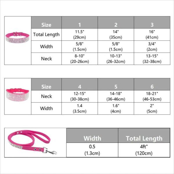 Collier Luxe à Strass pour Petit & Moyen Chien – Élégance Brillante, Douceur