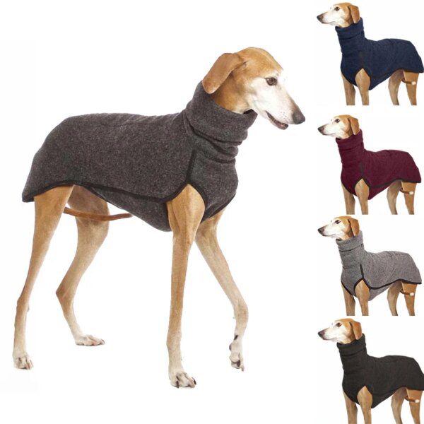 Manteau à col haut pour grands chiens 🧥 protection hivernale renforcée