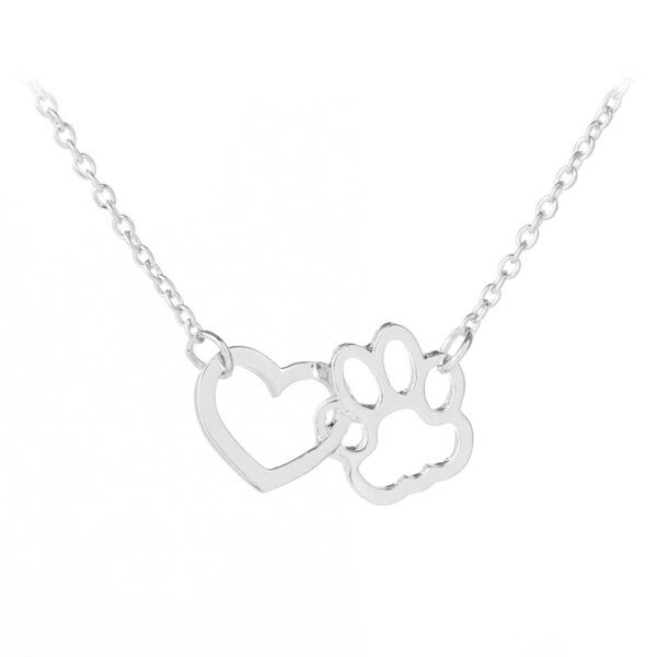 Colliers creux empreinte de patte Animal