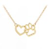 Colliers creux empreinte de patte Animal