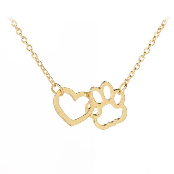 Colliers creux empreinte de patte Animal