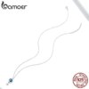 collier en argent Sterling 925 véritable pour femmes