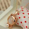 Collier bohème œil de chat pendentif en pierre, élégant 2023