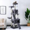 arbre a chat de luxe condo multicouche avec échelle pour chat