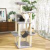 arbre a chat de luxe condo multicouche avec échelle pour chat