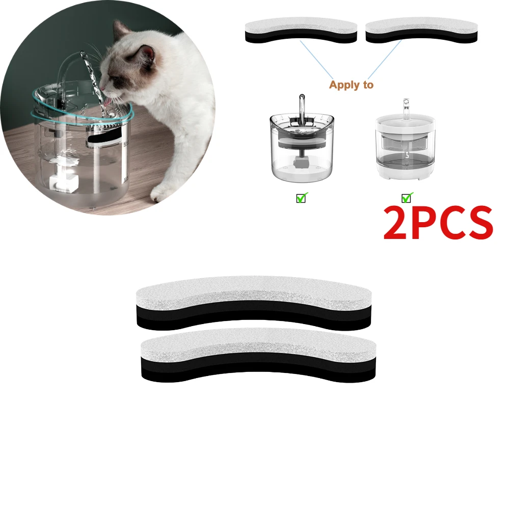 2pcs White Black