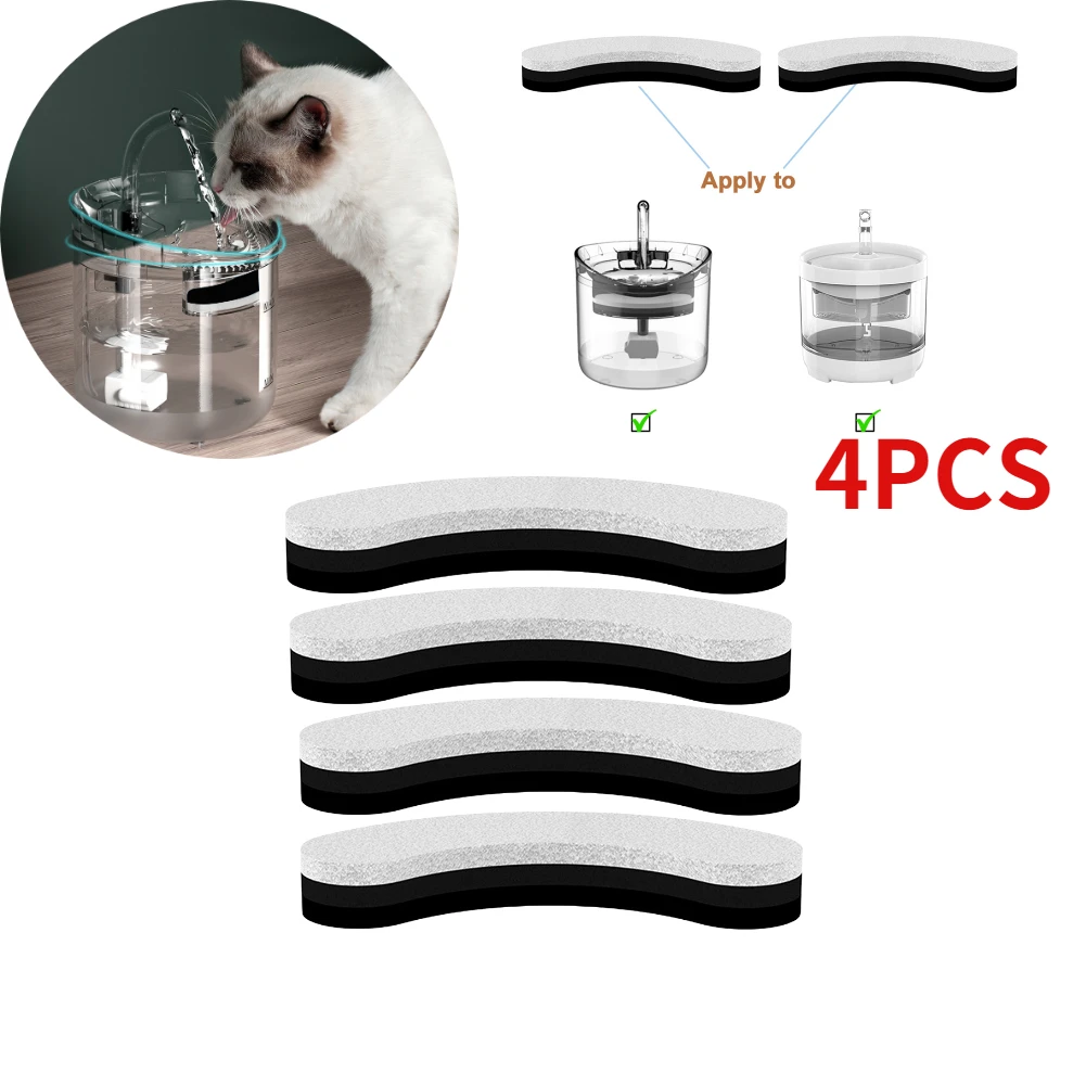 4pcs White Black
