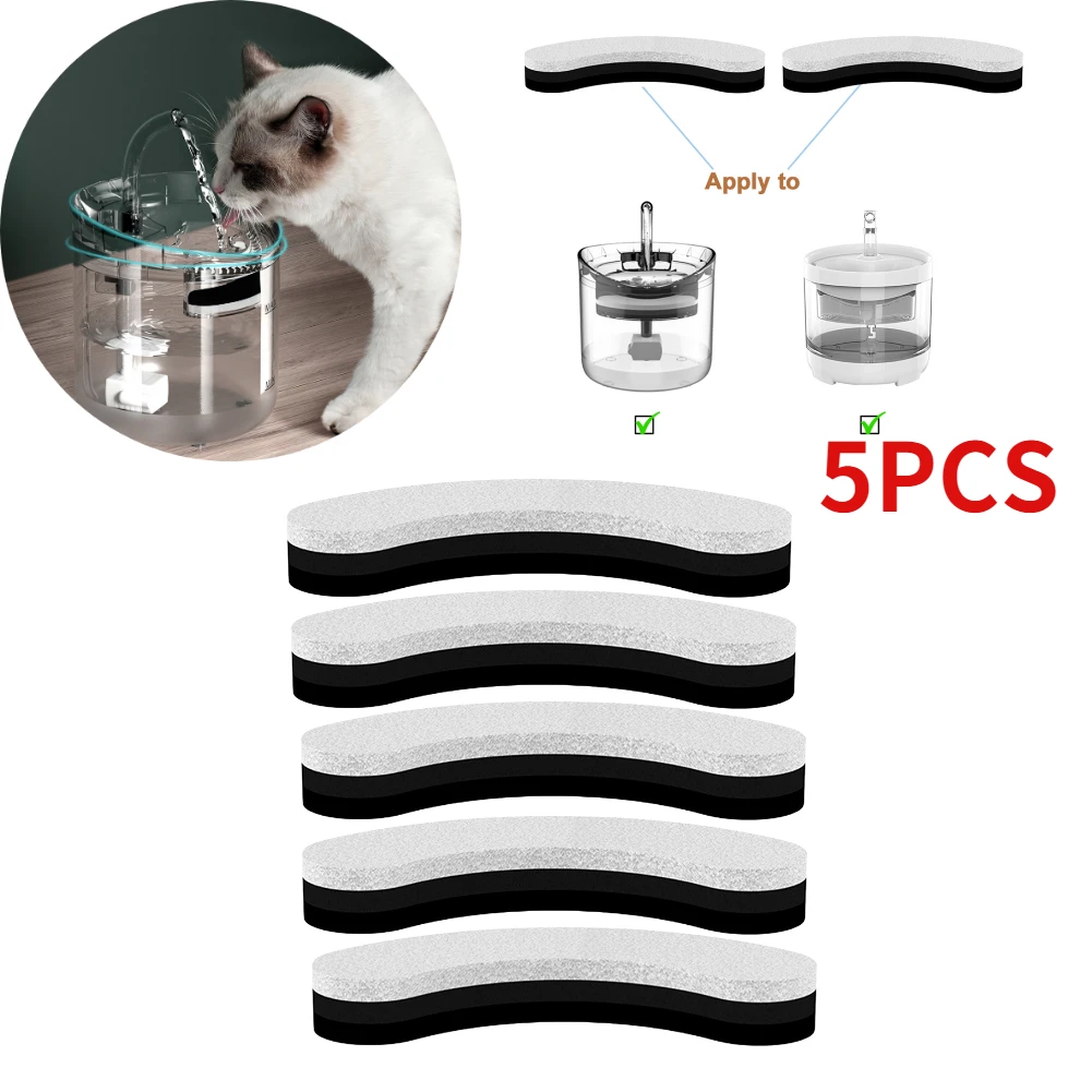 5pcs White Black