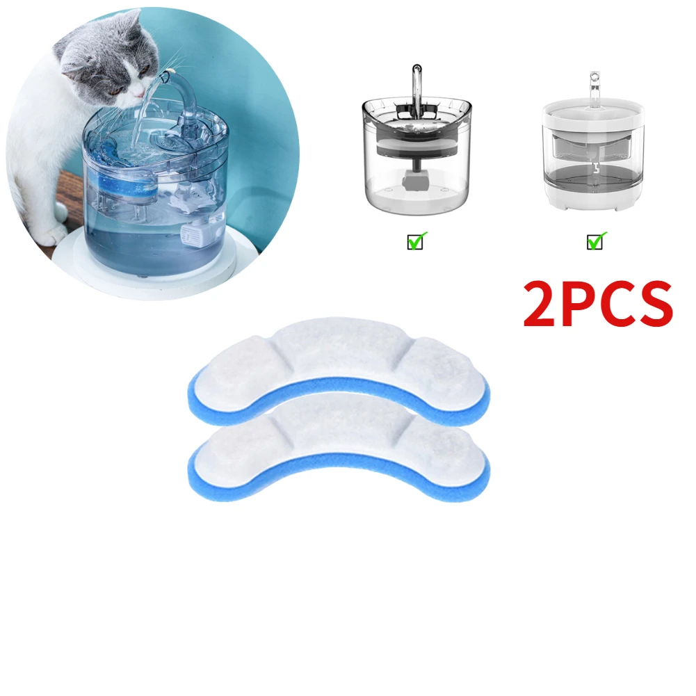 2pcs White Blue
