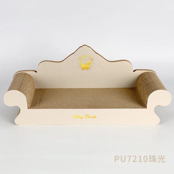 Canapé-lit en papier ondulé épais pour animaux de compagnie