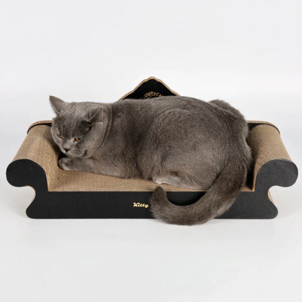 Canapé-lit en papier ondulé épais pour animaux de compagnie