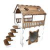 Maison à étages pour chats, aire de jeu