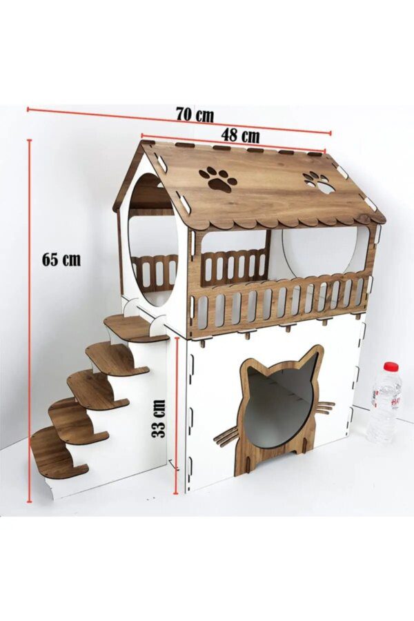 Maison à étages pour chats, aire de jeu